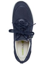 Waldl&auml;ufer, bequeme Damen-Schn&uuml;rschuhe, Weite H, mit herausnehmbarem Fu&szlig;bett MARINE