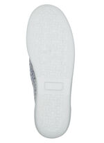 ELENA EDEN, sommerliche Damen-Slipper, Weite G, mit herausnehmbarem Fußbett SILBERGRAU