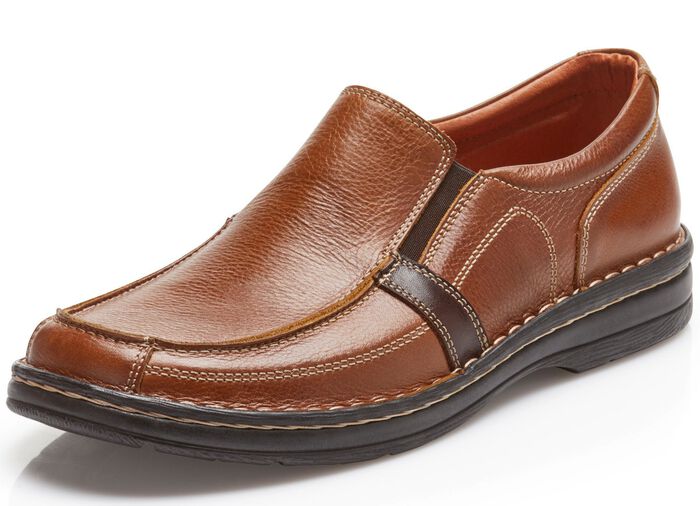 GINO GALANTE, klassische Herren-Slipper, mit herausnehmbarem Fu&szlig;bett 