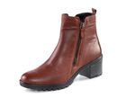 ELENA EDEN, klassische Damen-Stiefeletten, Winterschuhe, Weite G, mit herausnehmbarem Fu&szlig;bett MARONE
