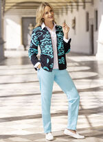 Hose mit sportivem Chic TÜRKIS