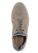 Waldläufer Schnürschuh mit Zier-Perforation SAND-BRAUN-JEANS