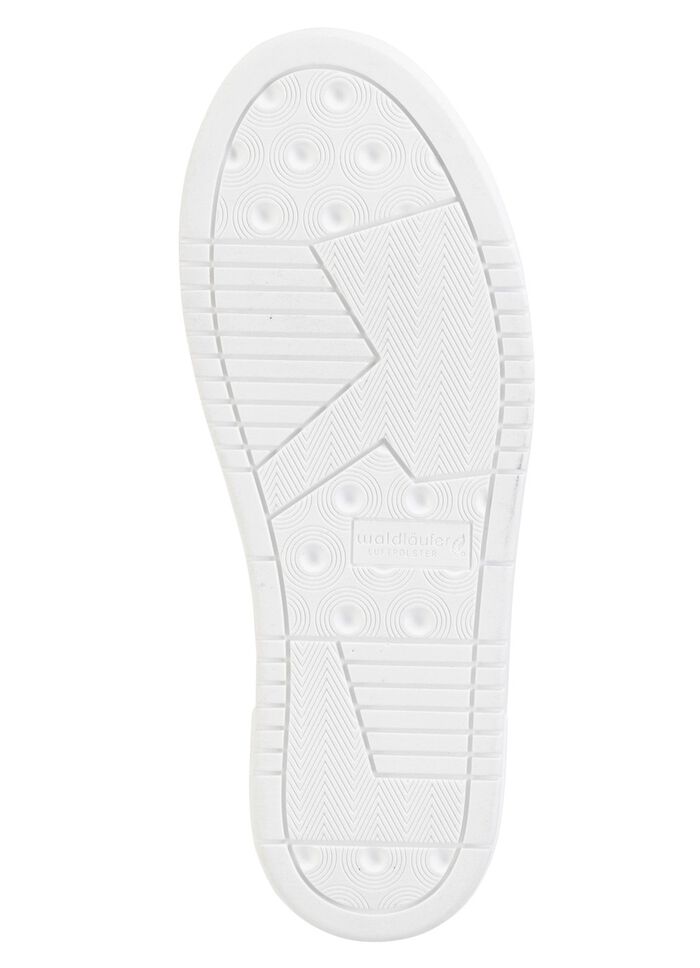 Waldl&auml;ufer Schn&uuml;r-Sneaker mit verspieltem Druck WEISS-MULTICOLOR