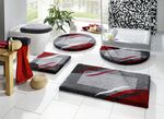 Besonders weiche Badgarnitur von Grund ROT-GRAU