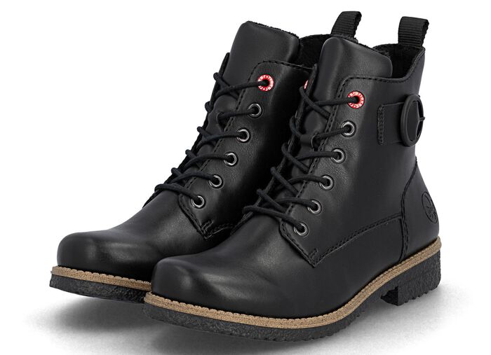 Rieker, klassische Damen-Stiefeletten, mit Rei&szlig;verschluss SCHWARZ