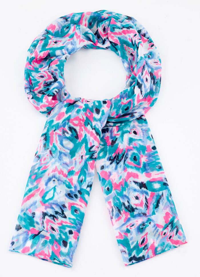 Schal mit Fantasiedessin 