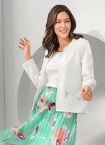 Blusenjacke mit Rei&szlig;verschluss 