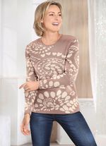 Pullover in Jacquard-Dessin 