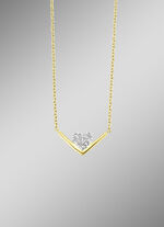Herzige Halskette mit Brillanten