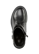 Andrea Conti Stiefelette mit modischen, aufgesetzten T&auml;schchen SCHWARZ