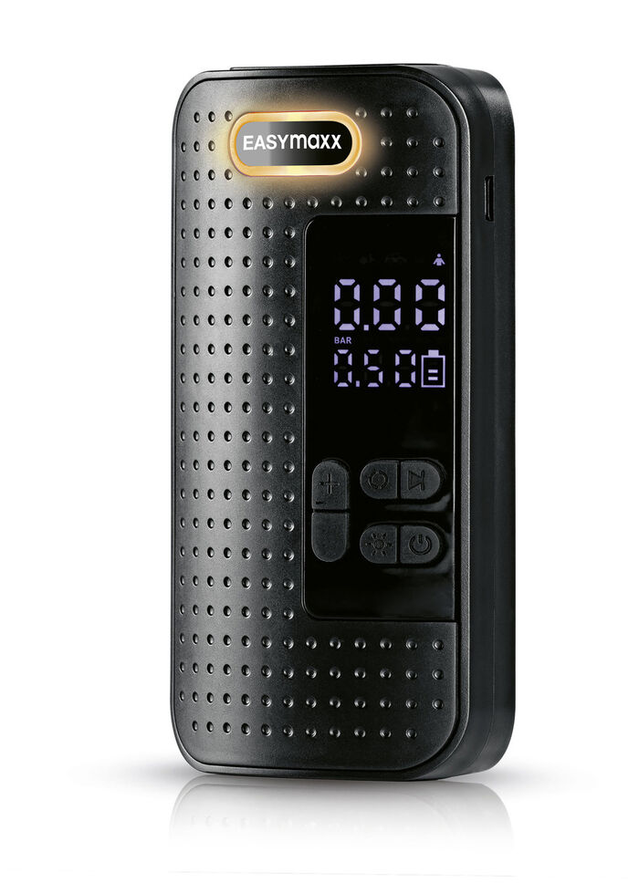 EASYmaxx Akku-Handkompressor mit LED-Beleuchtung 