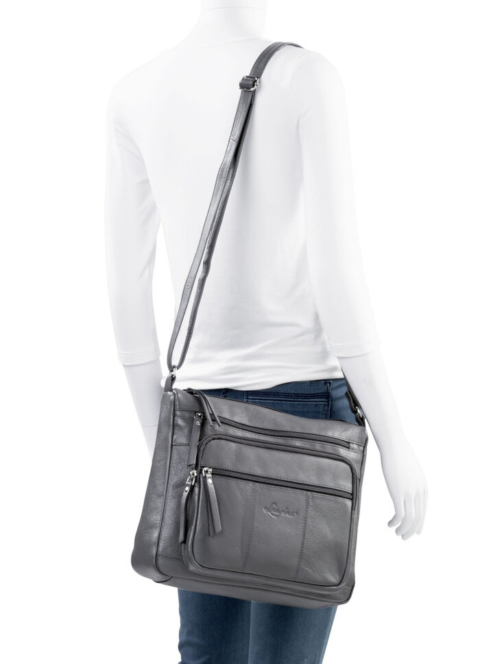 Laurina, Tasche, Damen, mit verstellbarem Umhängeriemen GRAU