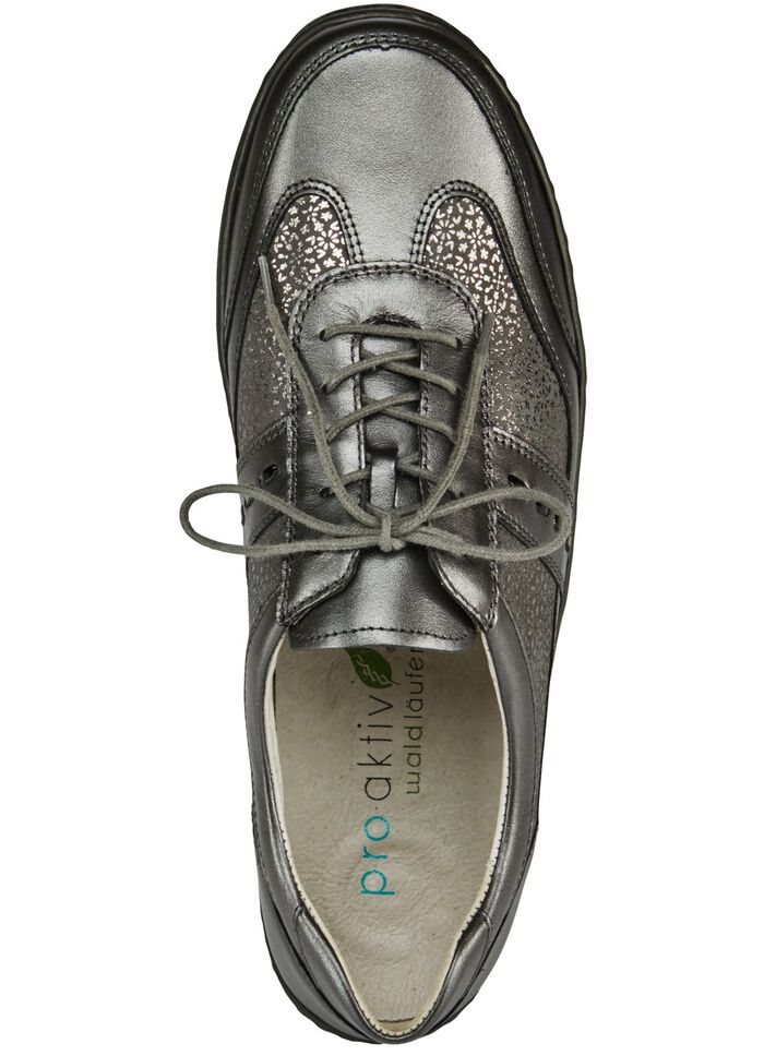 Waldl&auml;ufer, bequeme Damen-Schn&uuml;rschuhe, Weite H, mit herausnehmbarem Fu&szlig;bett 