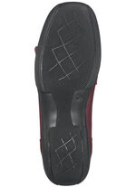 ELENA EDEN, klassische Damen-Slipper, Weite H, mit herausnehmbarem Lederfußbett BORDEAUX