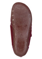 Bequeme Damen-Klettschuhe, Weite H, aus Mesh und Textilmaterial BORDEAUX