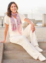 Hose in modischer Weite 