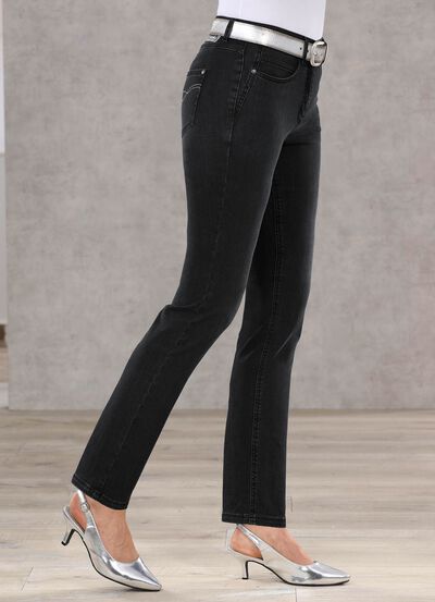 Bauchweg-Jeans in 5-Pocket-Form 