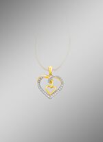 Sch&ouml;ner Herz-Anh&auml;nger mit 32 Brillanten 