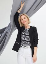 Shirtjacke mit durchgehendem Rei&szlig;verschluss 