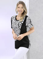 Ausgefallenes Shirt im Mustermix 