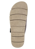 Laurina, modische Damen-Hausschuhe, mit Plüsch BRAUN