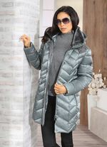 Jacke mit abnehmbarem Kunstpelz-Besatz am Kragen 