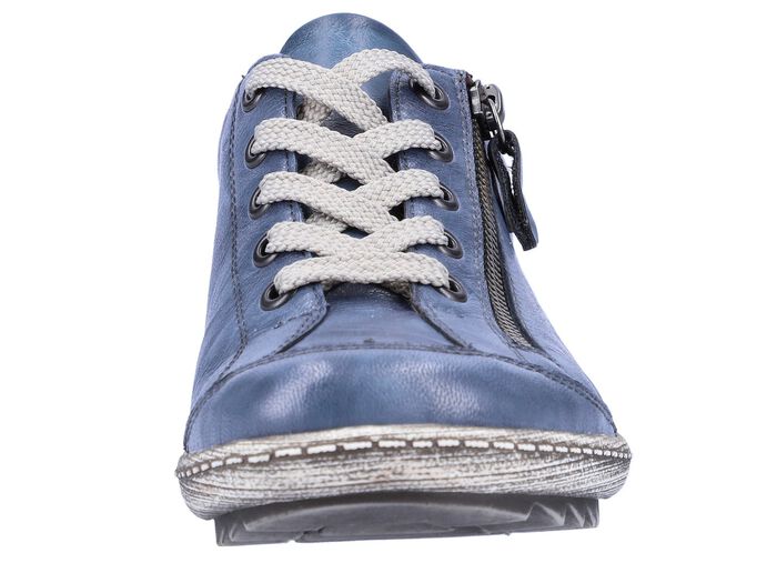 Remonte, bequeme Damen-Sneaker, Weite G, mit herausnehmbarem Fu&szlig;bett BLAU
