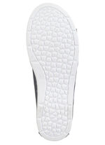 ELENA EDEN Schnürschuh mit Knitter-Struktur und Zier-Nähten MARINE