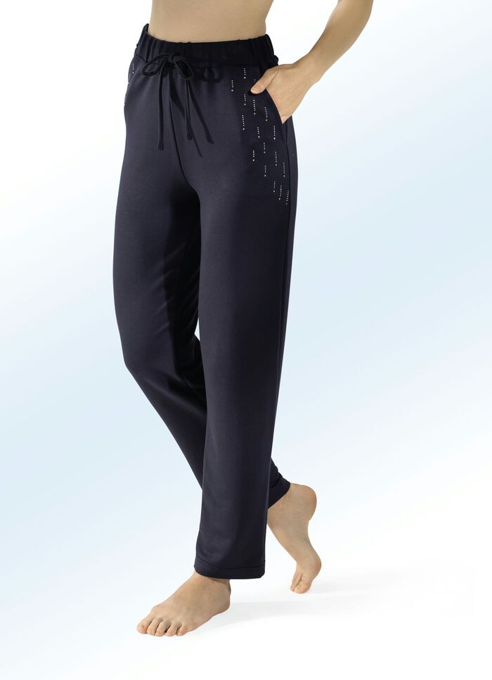 Hose mit Nietenzier MARINE