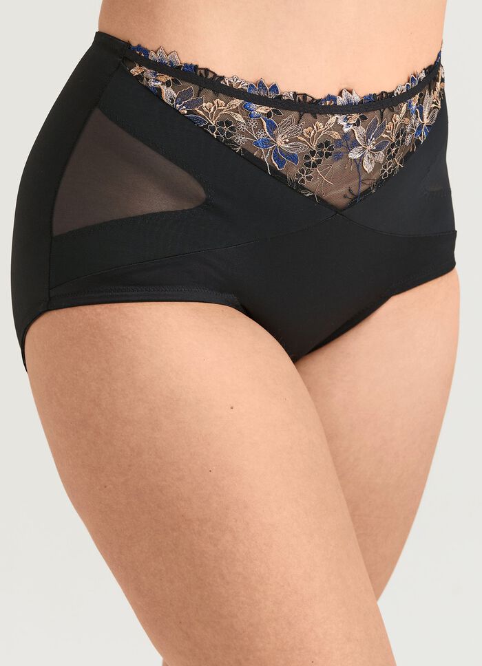 Miss Mary Miederslip mit effektvoller T&uuml;llstickereispitze 