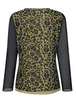 Shirt mit Netz-Jersey 