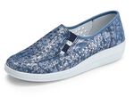 ELENA EDEN, sommerliche Damen-Slipper, Weite G, mit herausnehmbarem Fu&szlig;bett JEANS