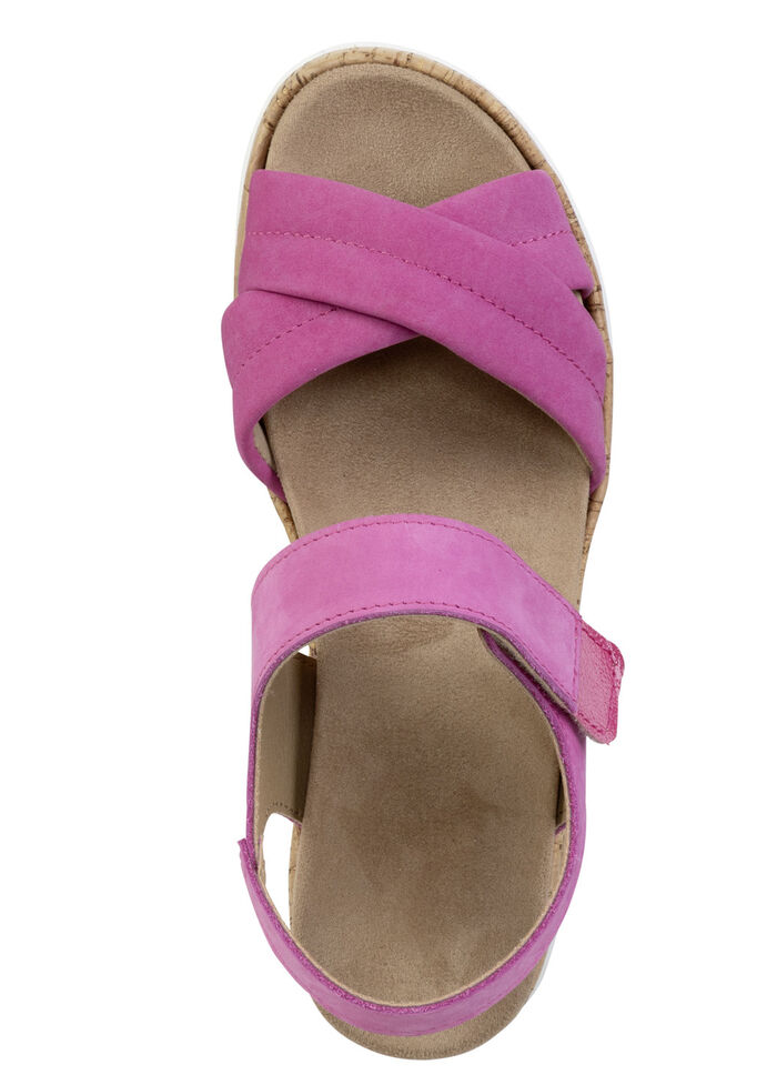 ELENA EDEN Sandale aus Nubuk- oder Veloursleder PINK