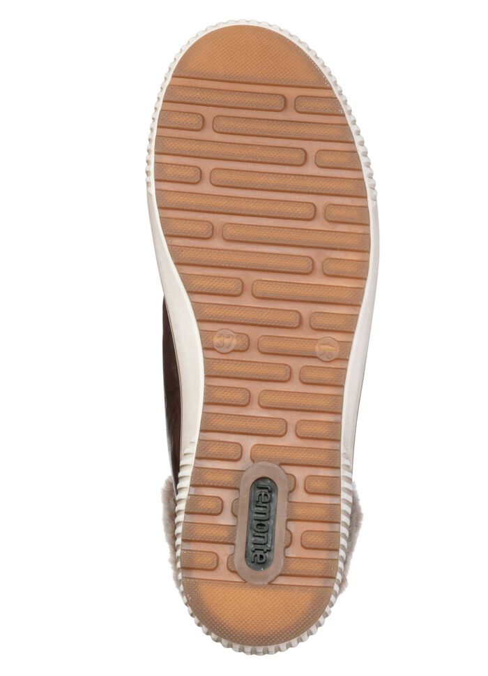 Remonte, gef&uuml;tterte Damen-Boots, Winterschuhe, Weite G, mit herausnehmbarem Fu&szlig;bett DUNKELBRAUN