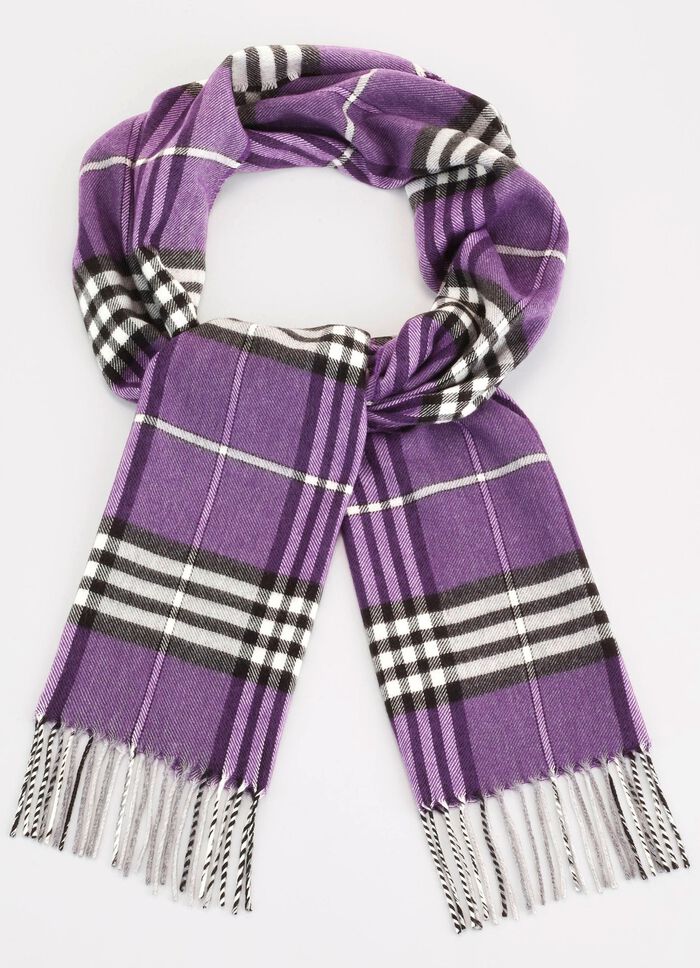 Schal mit Karodessin 