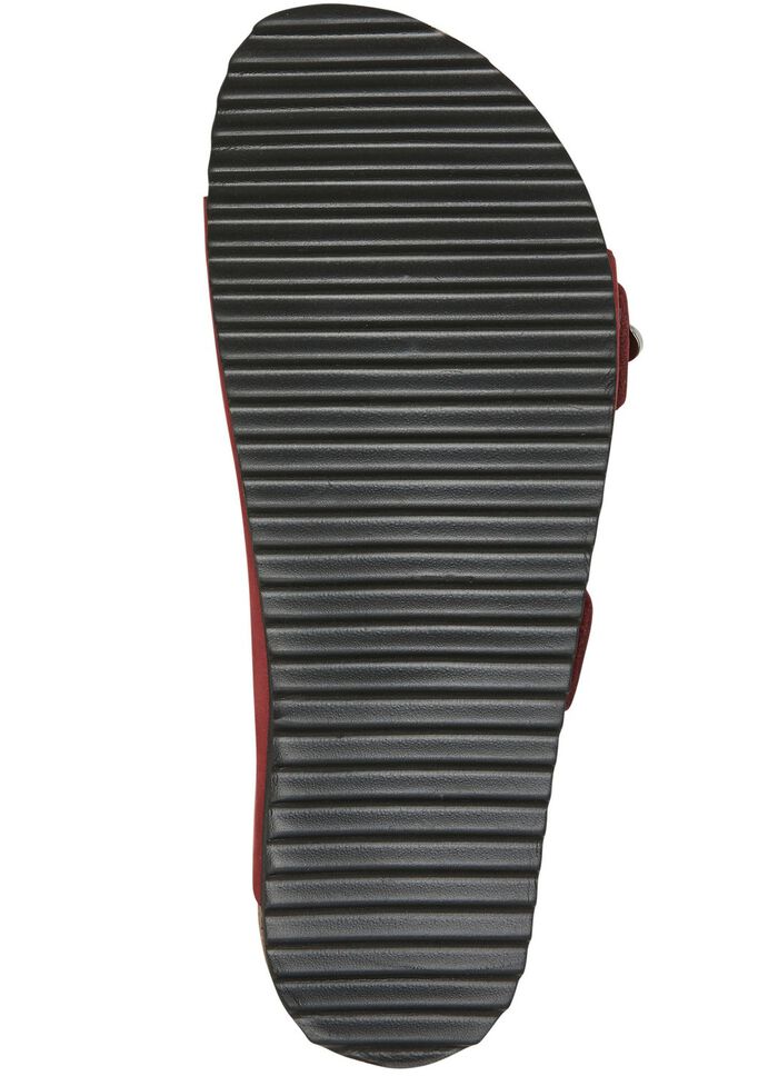 Andrea Conti Pantolette mit bunt bedrucktem Lederfu&szlig;bett 