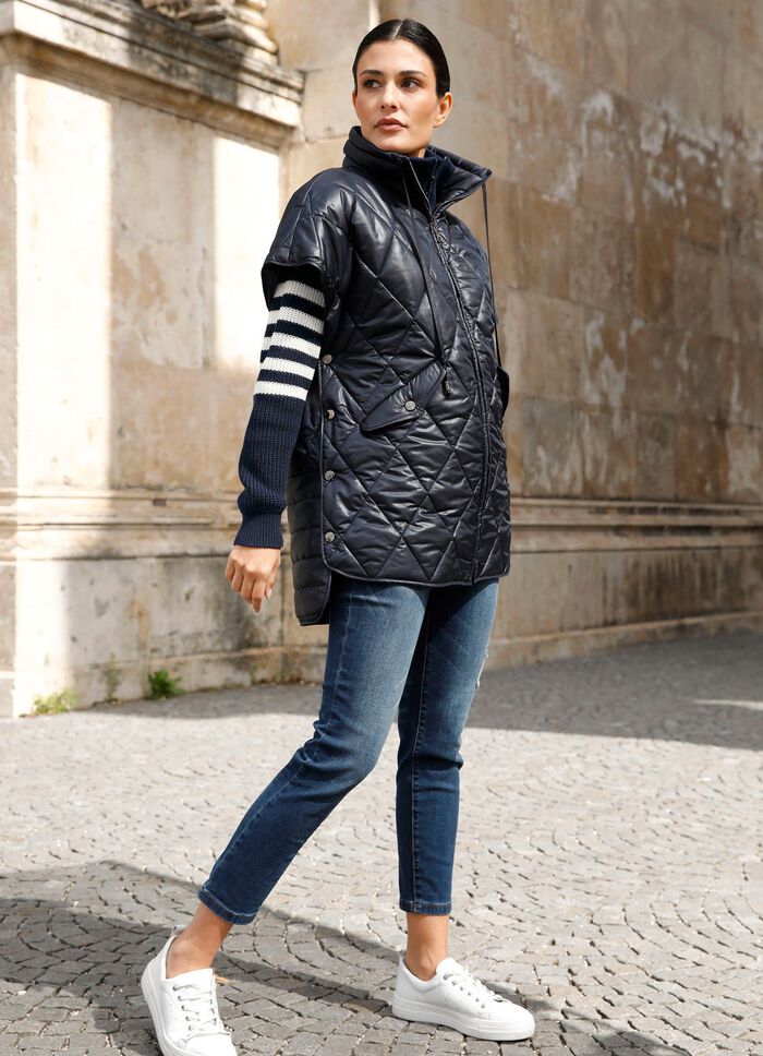 Weste mit Rei&szlig;verschlussleiste 