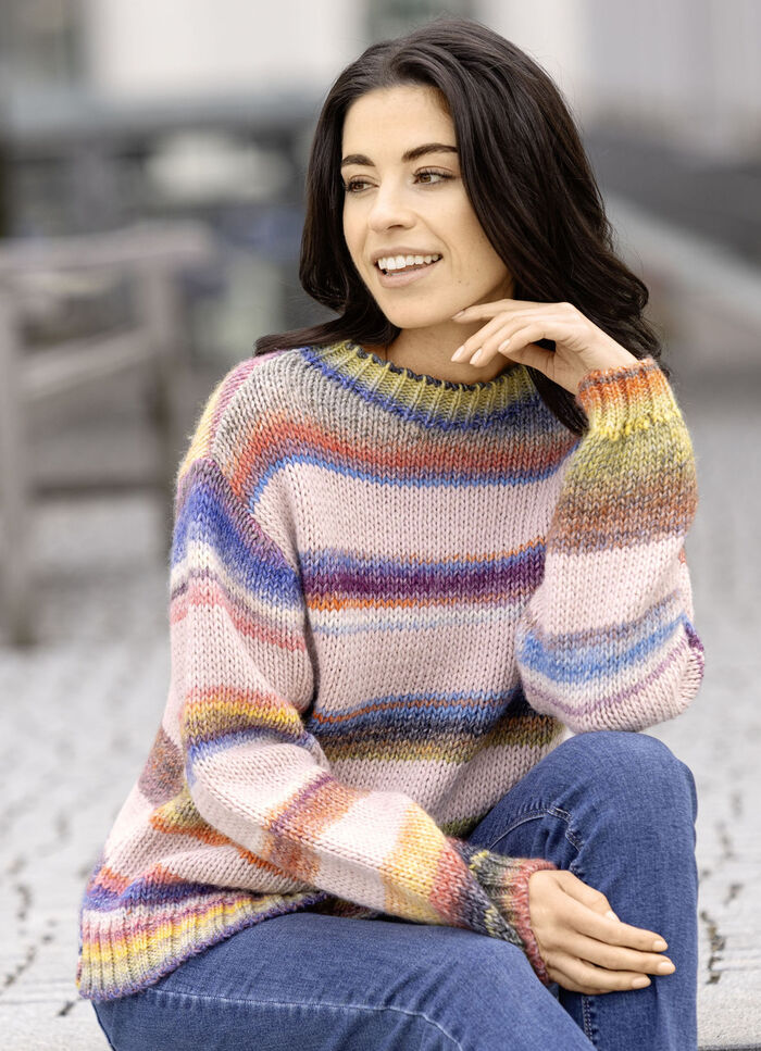 Pullover in Grobstrick 