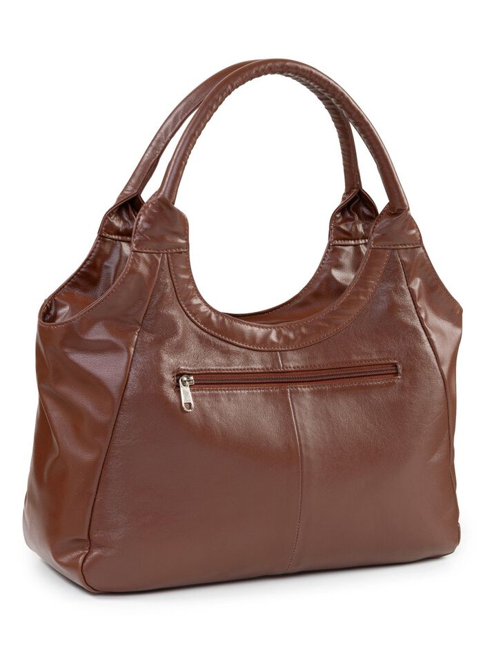Laurina, Tasche, Damen, aus Leder MARONE