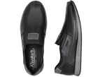 Rieker Slipper aus Nappaleder SCHWARZ