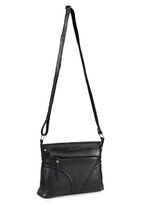 Laurina, Tasche, Damen, mit verstellbarem Umh&auml;ngeriemen SCHWARZ