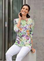 Shirt-Tunika mit farbbrillantem Druck 