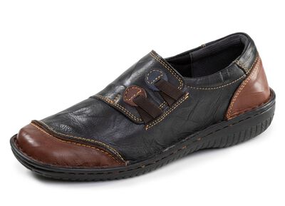 ELENA EDEN, klassische Damen-Slipper, Weite G, mit herausnehmbarem Fu&szlig;bett 