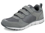 Sportliche Herren-Slipper, mit herausnehmbarem Fußbett GRAU