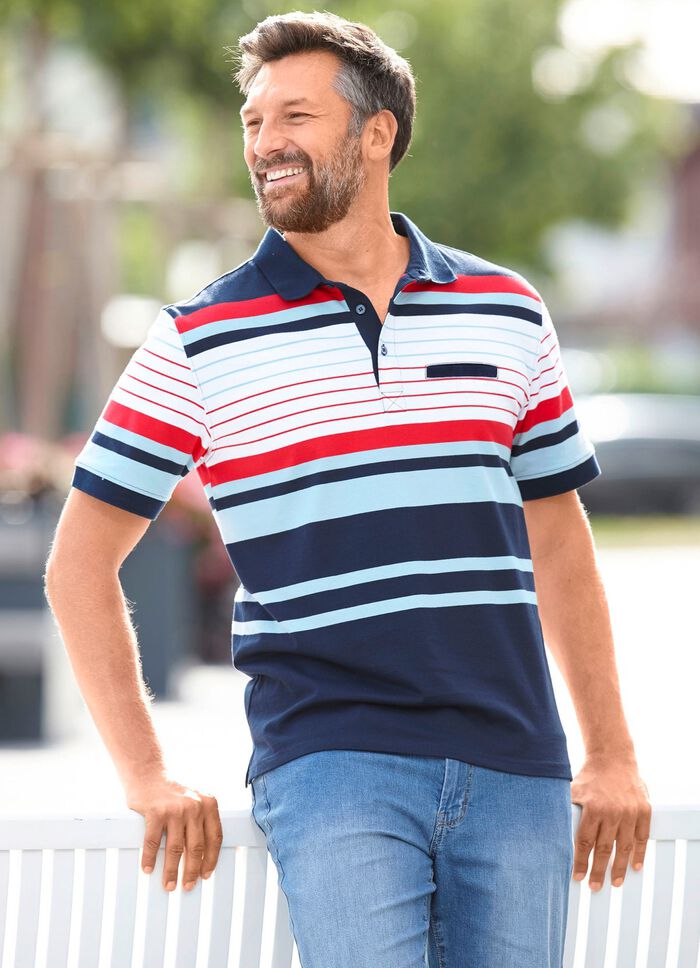 Poloshirt mit Brusttasche 