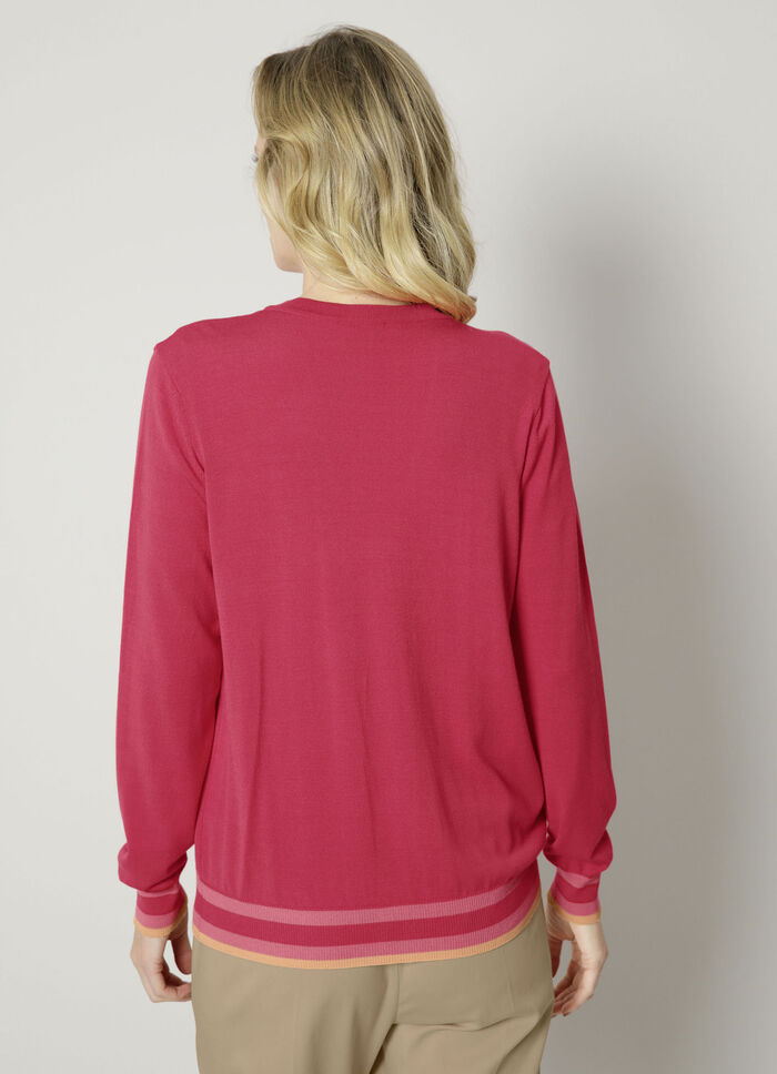 Cardigan in Feinstrick