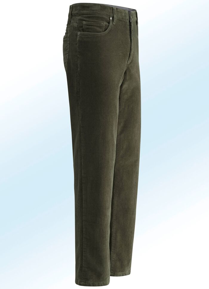 Thermo-Cordhose in 3 Farben OLIV