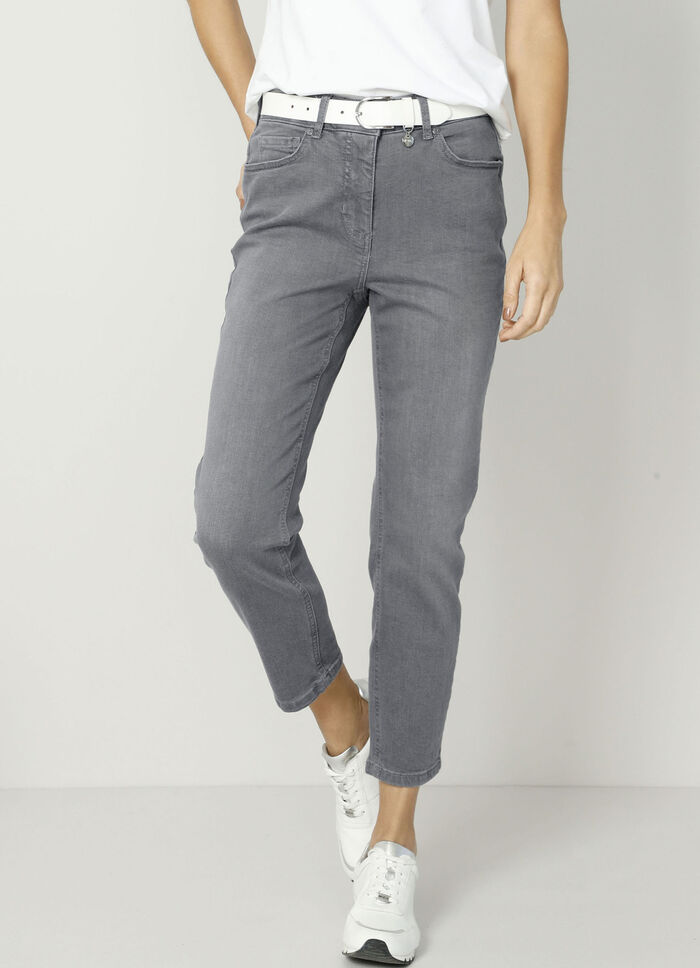 Jeans in 7/8-Länge GRAU