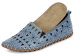 Gemini, sommerliche Damen-Slipper, Weite G, mit herausnehmbarem Fußbett JEANS