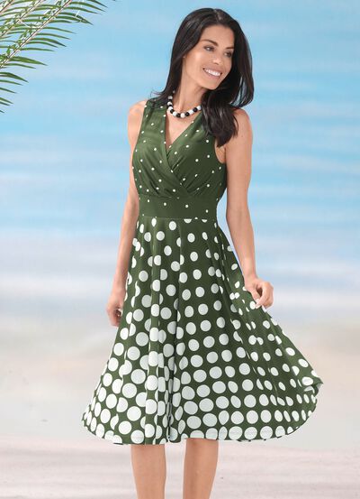 Laurina Kleid mit ausgestelltem Rockteil 